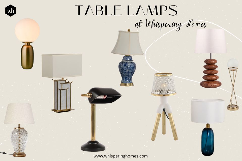 Buy Table Lamps Online India Home Decor WHispering Homes