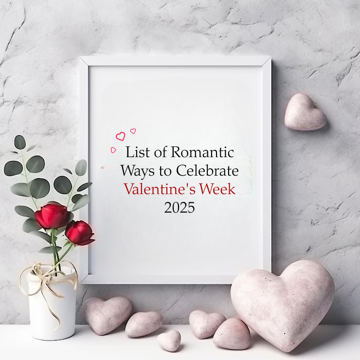 List of Romantic Ways to Celebrate Valentine's Week 2025