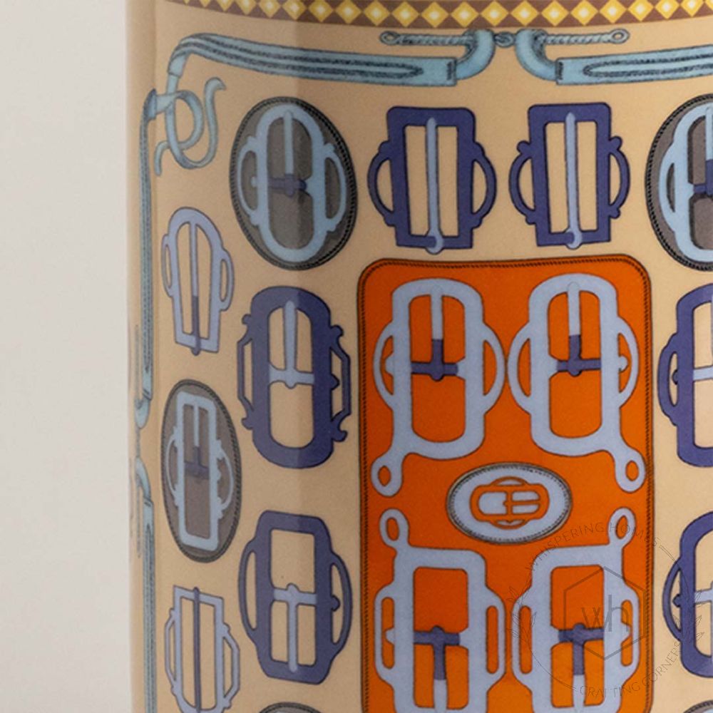 Scandinavian Ceramic Jar Closeup