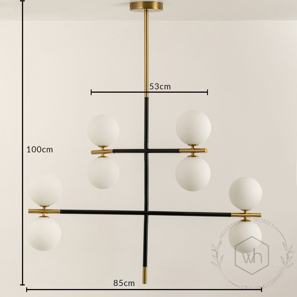 8-Aball Linear Lights Dimension