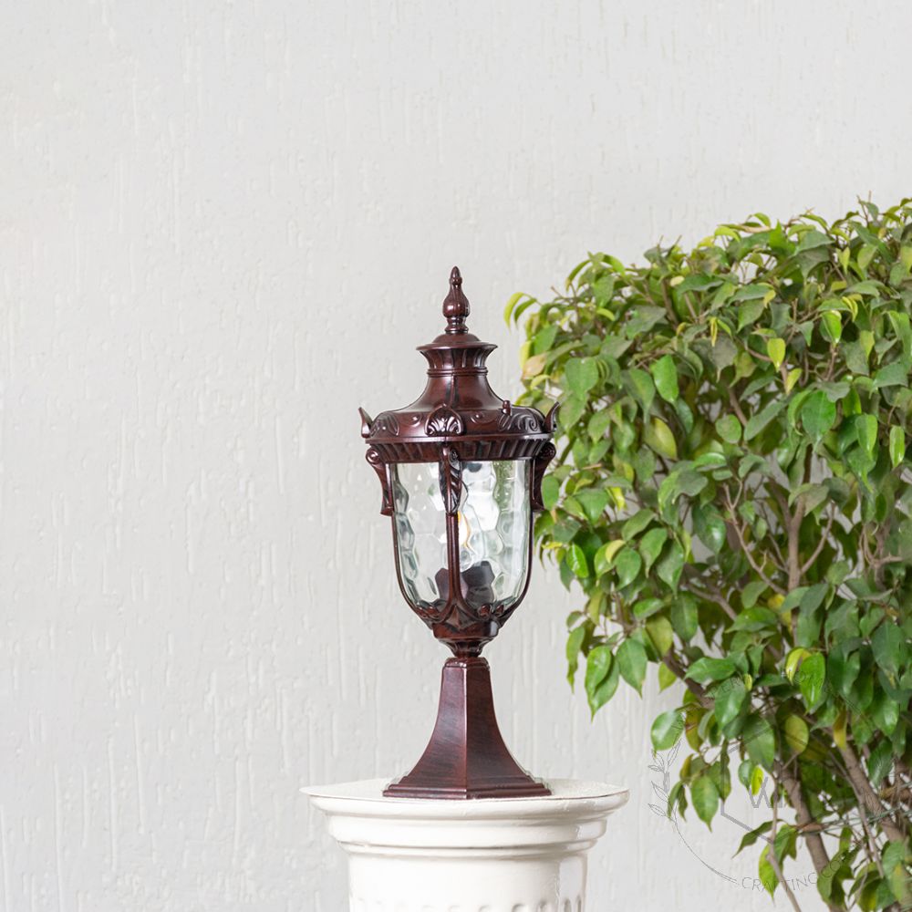 France Outdoor Gate Light - Small Light Off White Background