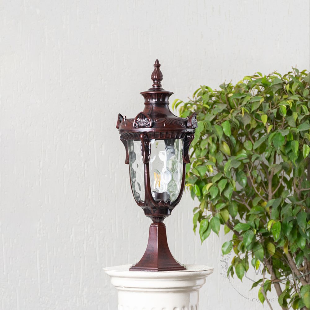 France Outdoor Gate Light - Large Light Off White Background