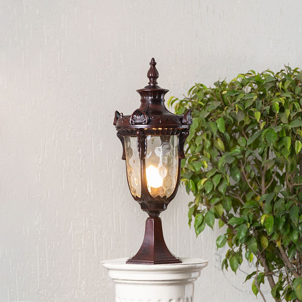 France Outdoor Gate Light - Large Light On White Background