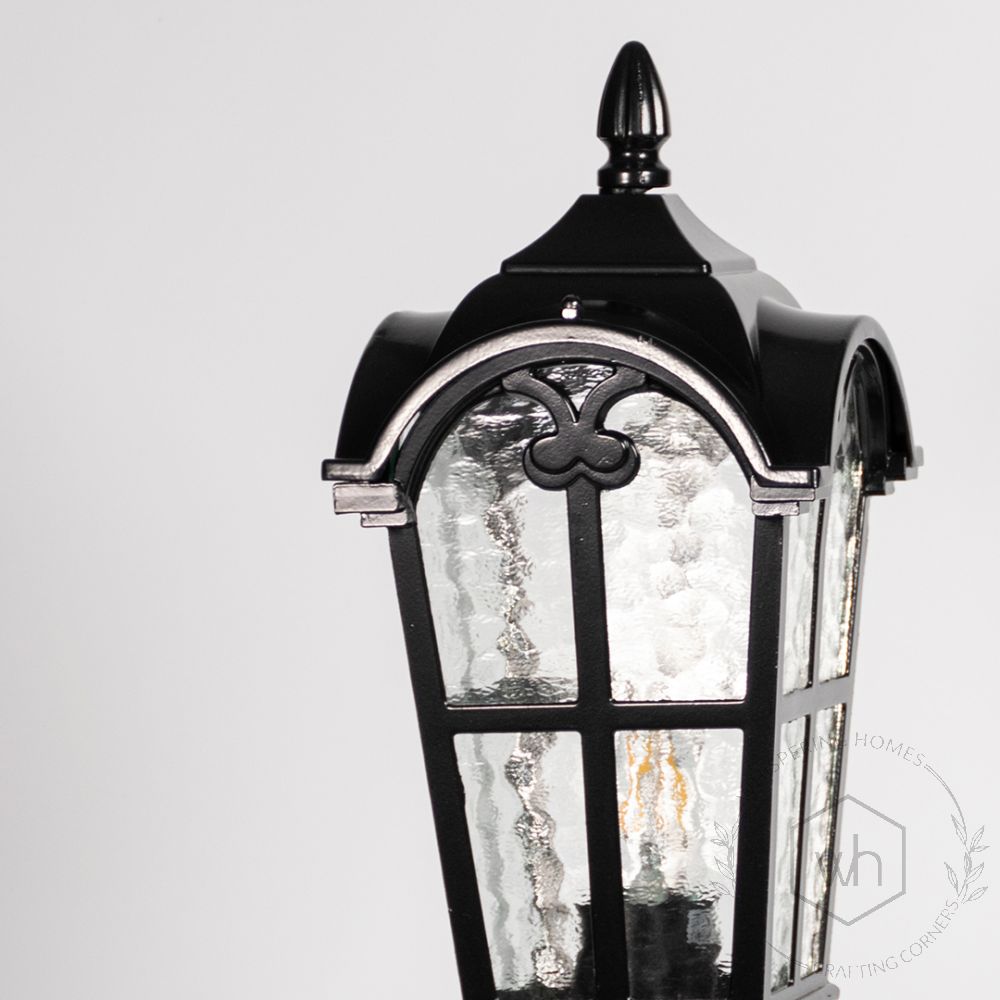 Fairy Outdoor Gate Light - Black Closeup