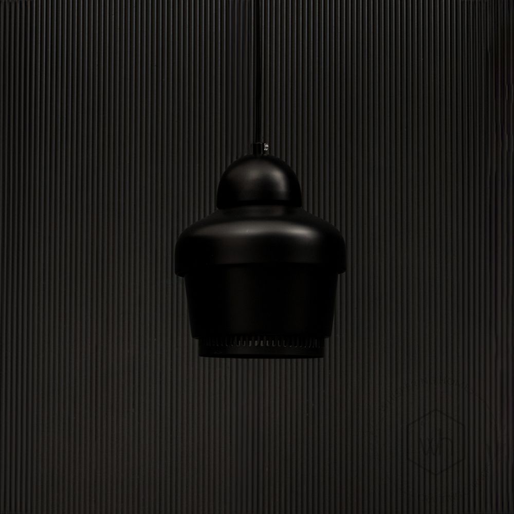 Rodan Pendant Light - Black Light off black background