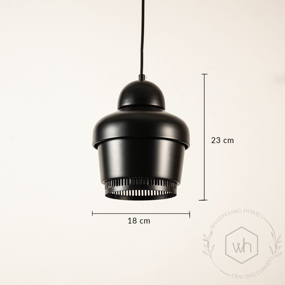 Rodan Pendant Light - Black Dimension