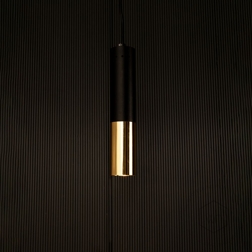 Eye Ceiling Pendant Light  Light on black background