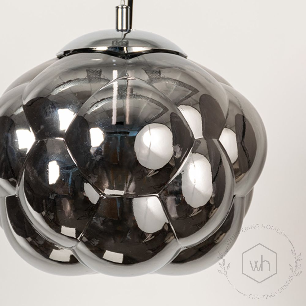 Curve Pendant Lamp - Black Closeup