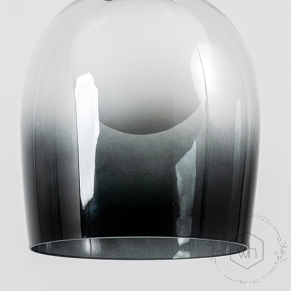 Postmodern Bell Glass Pendant light Closeup