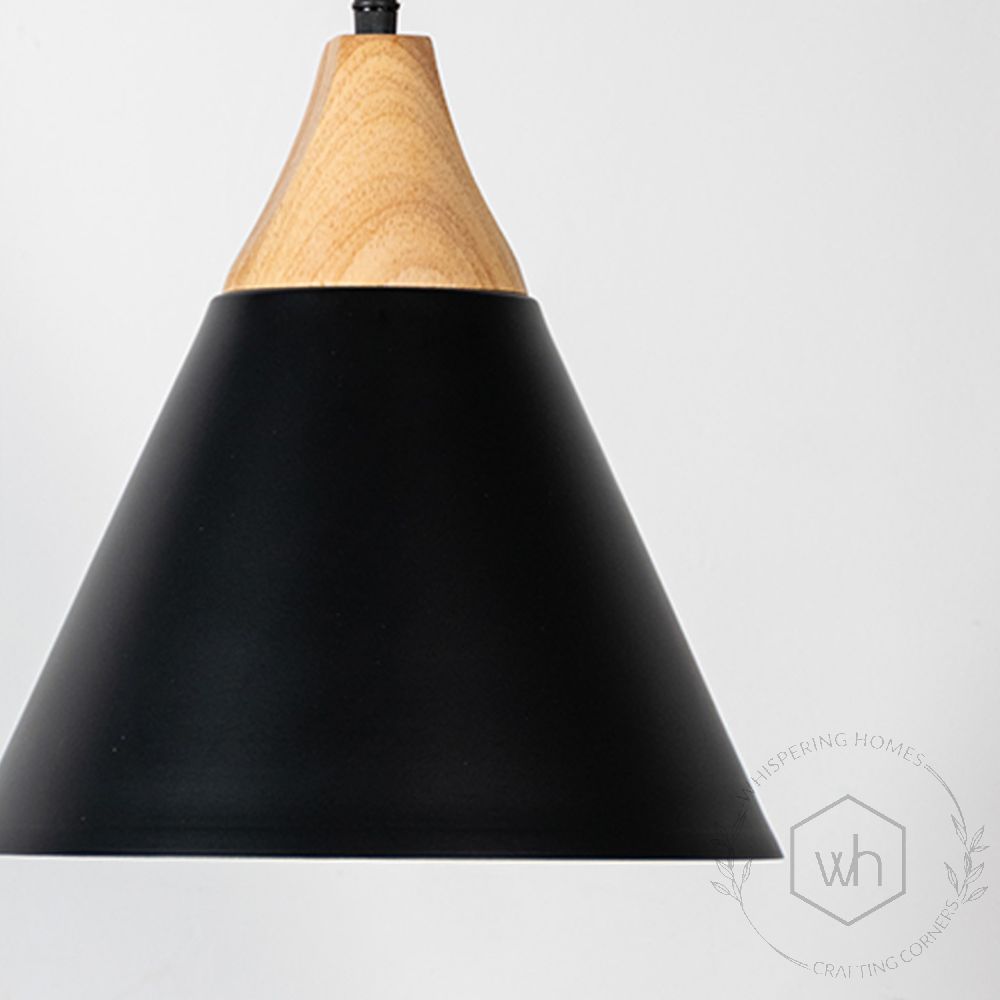 Empire Pendant Light - Black Closeup