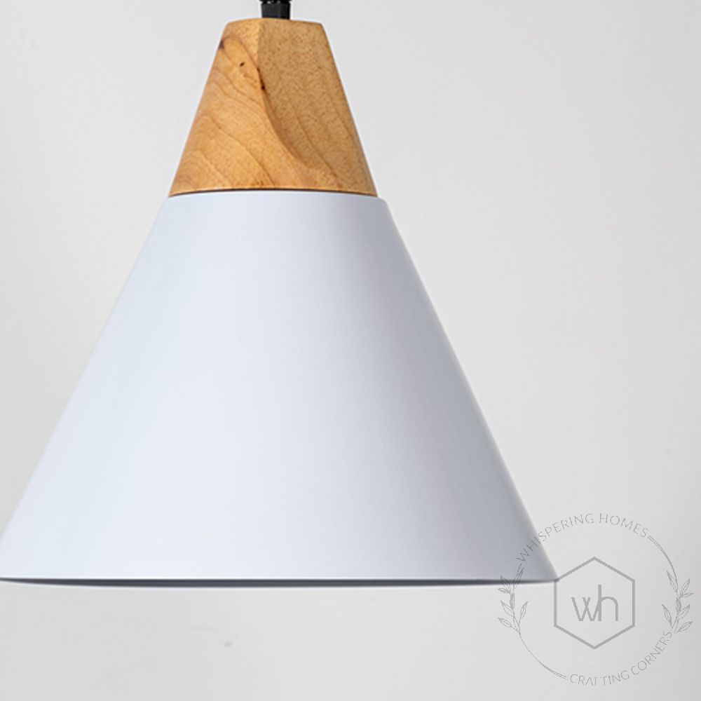 Empire Pendant Light - White Closeup