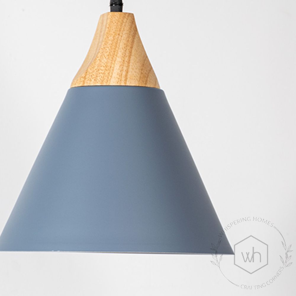 Empire Pendant Light - Grey Closeup