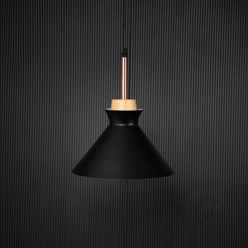 Pop Pendant Lamp - Black Light Off Black Background