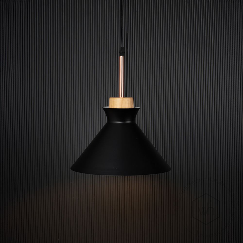 Pop Pendant Lamp - Black Light On Black Background