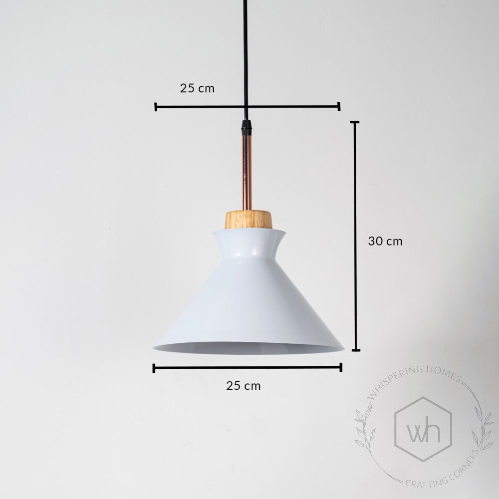 Pop Pendant Lamp - White Dimensions