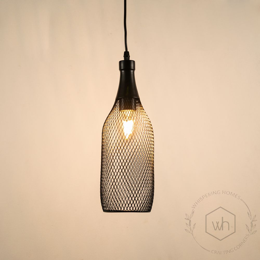 Bergen Bottleneck Pendant LightLight On White Background