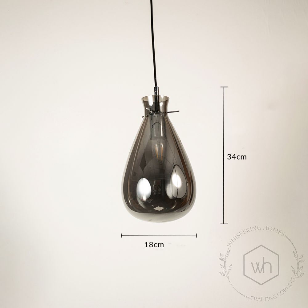 Ariya Glass Pendant Light Dimension