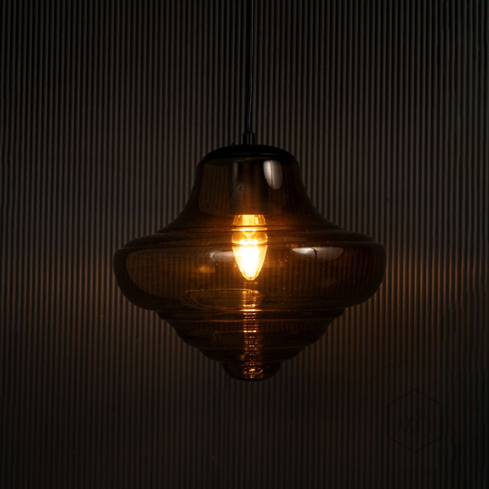 Villari Pendant Light - Medium Light on black background