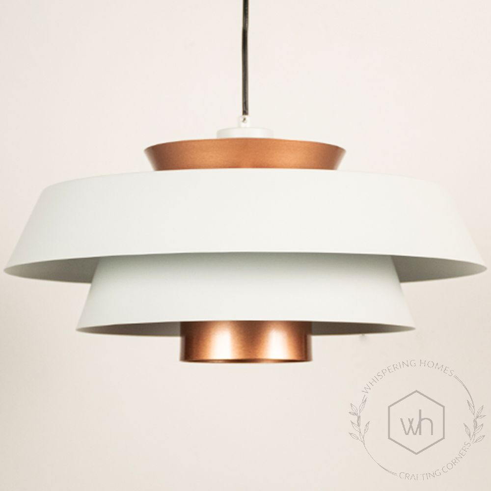 Fisherman Pendant Light - White closeup