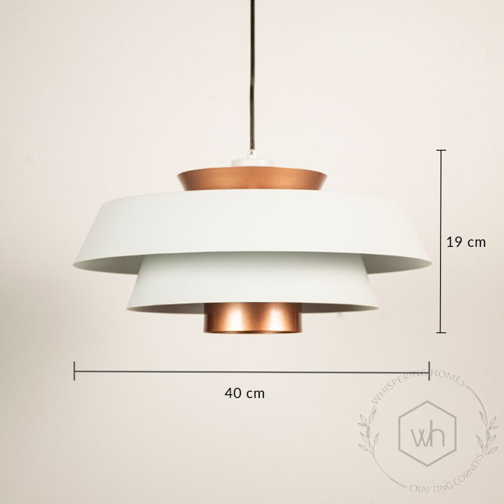 Fisherman Pendant Light - White Dimension