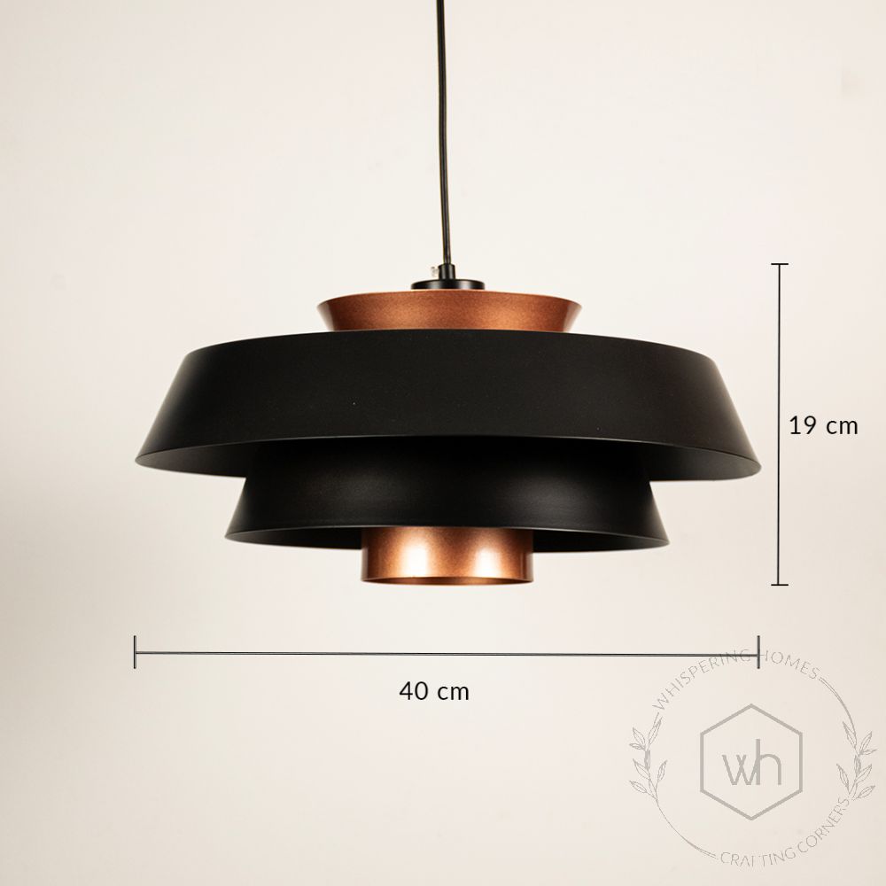 Fisherman Pendant Light - Black Dimension