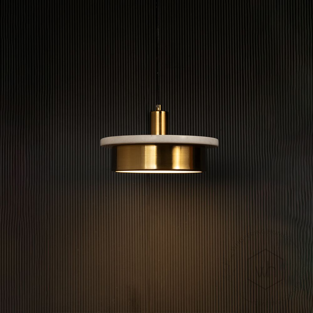 Origo Pendant Light - White Light on black background