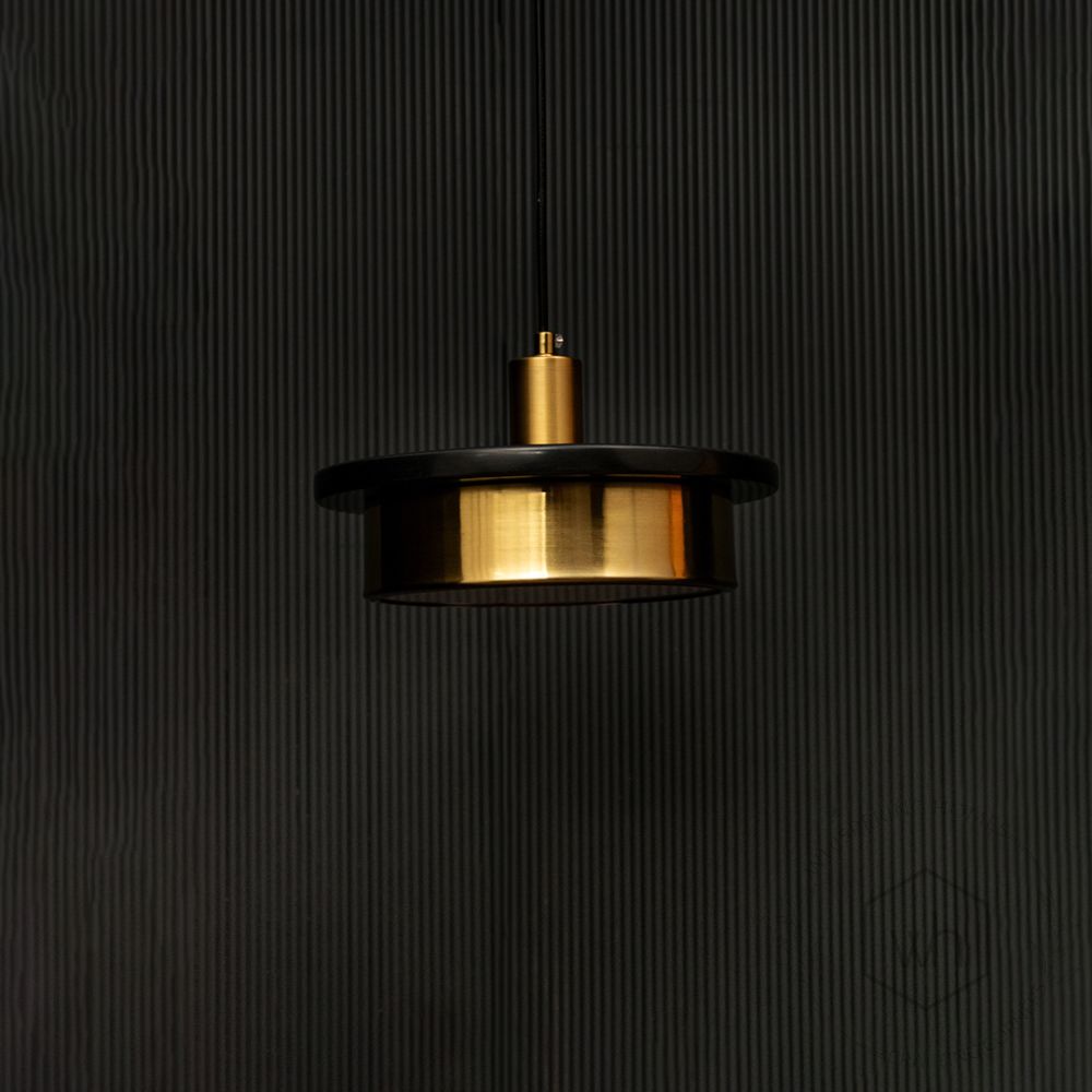 Origo Pendant Light - Black Light off black background