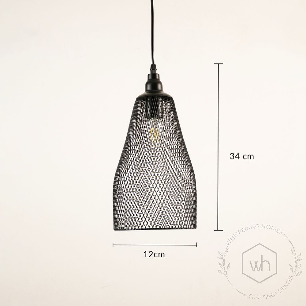 Pod Mesh Pendant Light Dimension