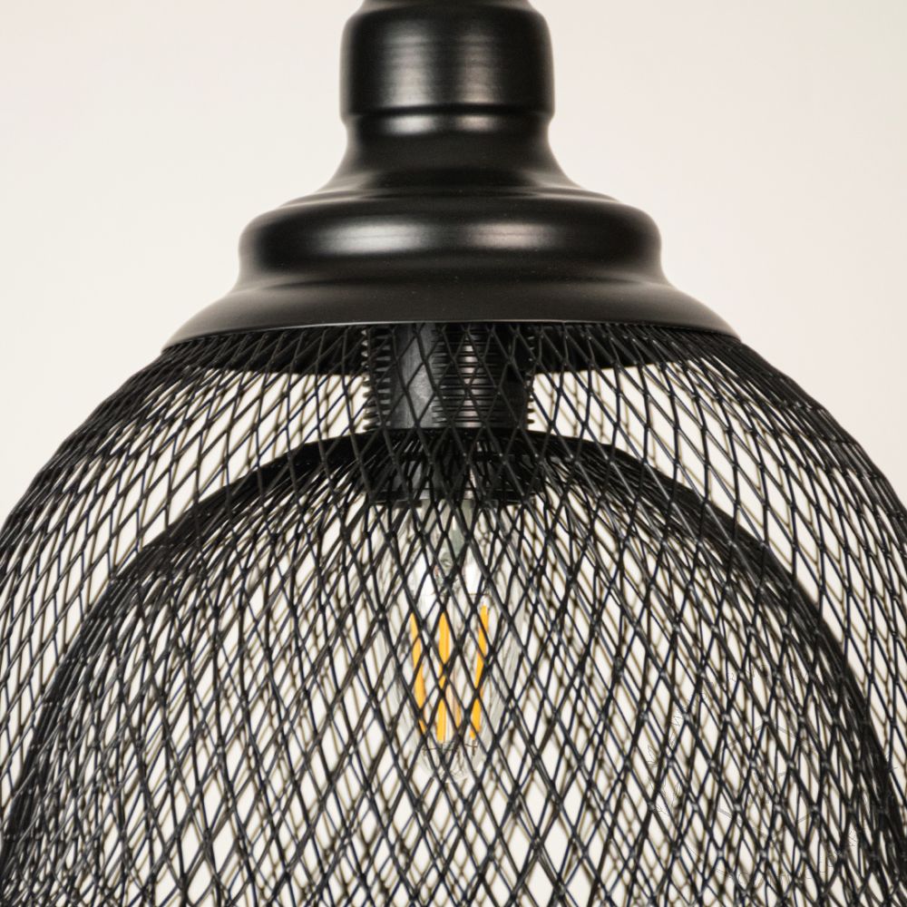 Lucide Mesh Pendant Light closeup