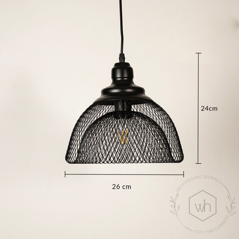 Lucide Mesh Pendant Light Dimension