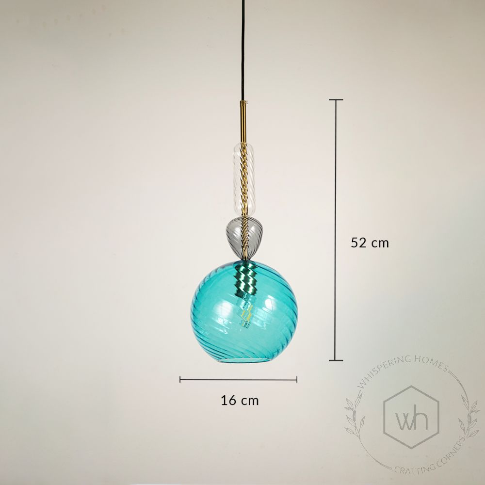 Sapphire Candy Pendant Light - Blue Dimension