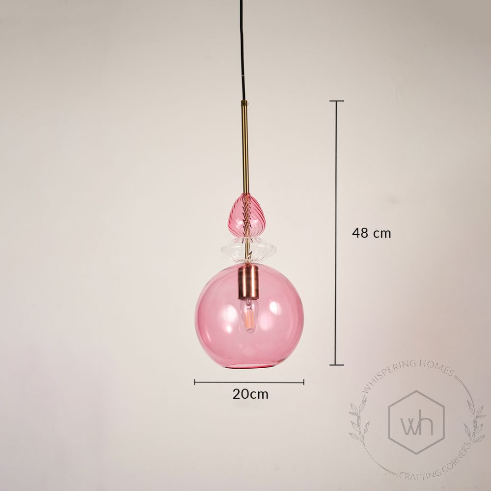 Hue Pendant Light - Pink Dimension