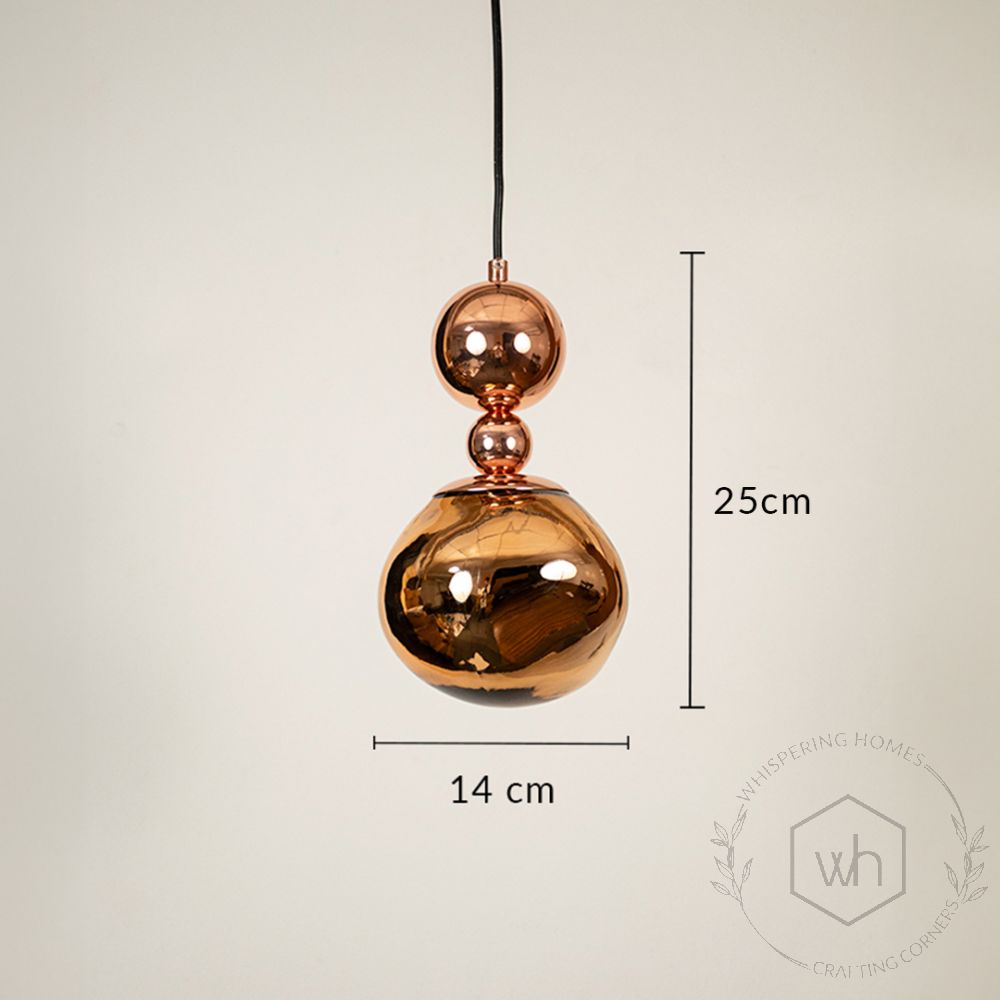 Umbra Pendant Light - Rose Gold Dimension