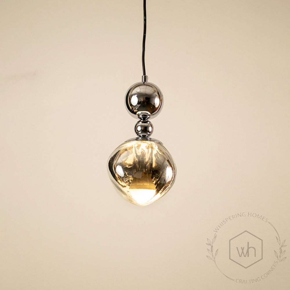 Umbra Pendant Light - ChromeLight On White Background