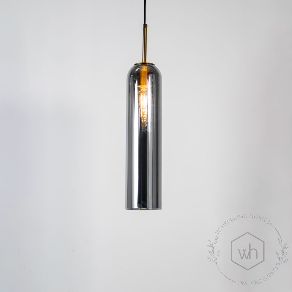 Float Pendant Light - Black Light On White Background