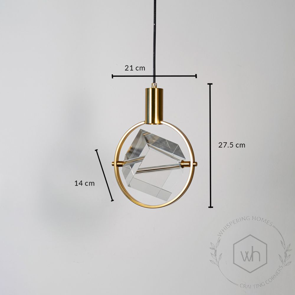 Diamond Ring Pendant Lamp Dimensions