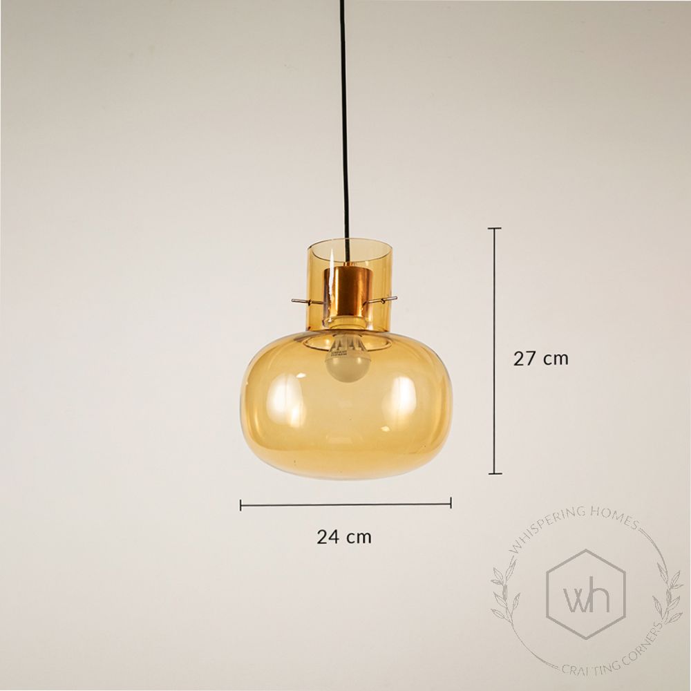 Pop Petite Hanging Light - Amber Dimension