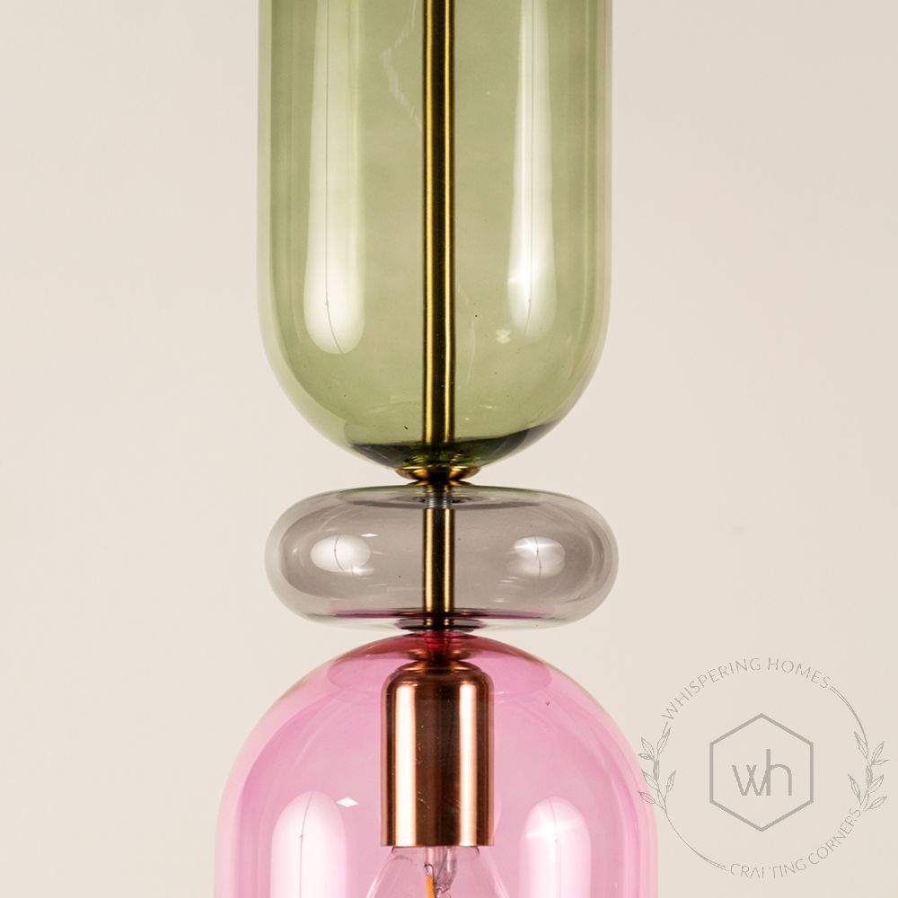 Kaleido Glass Pendant Lights - Large closeup