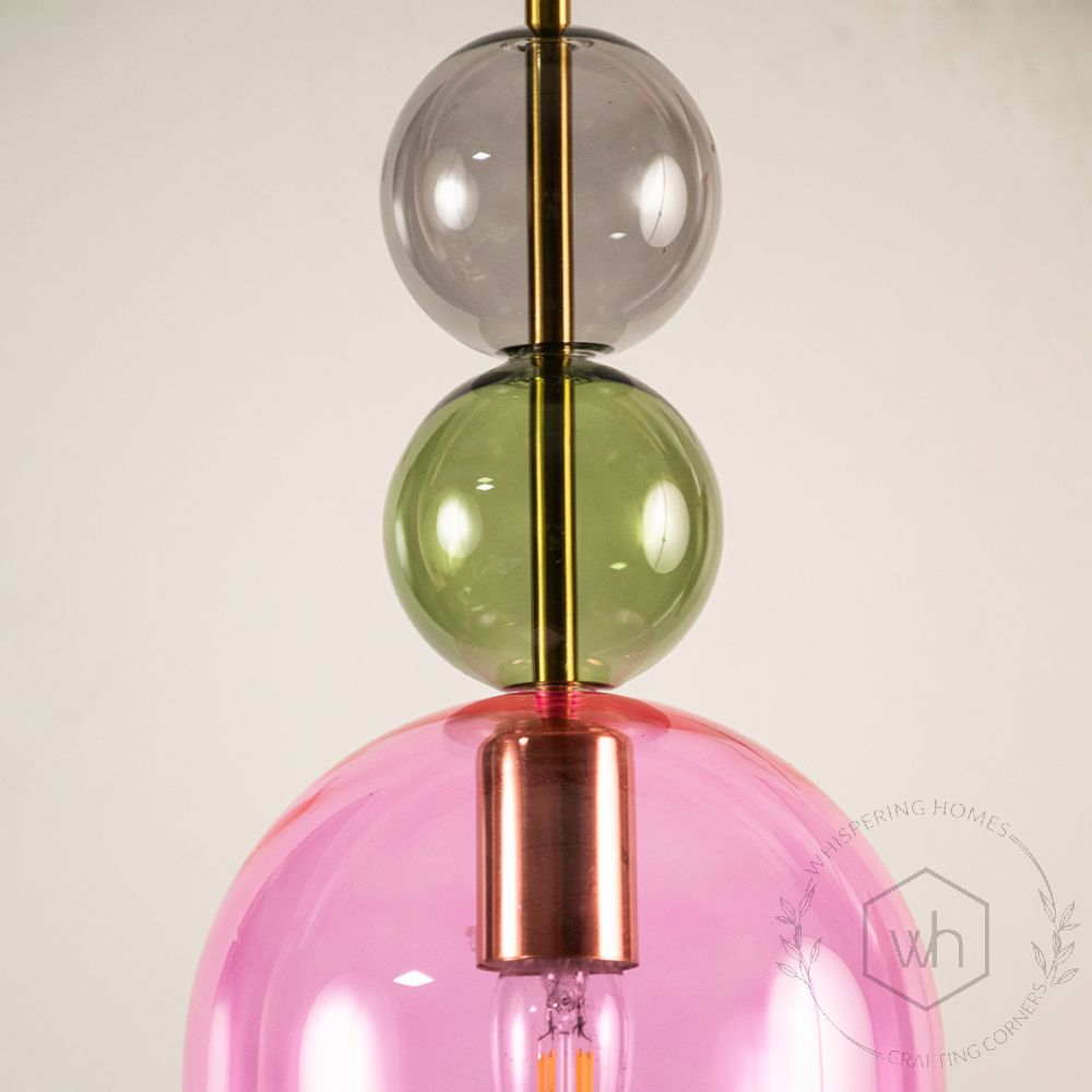 Kaleido Glass Pendant Lights - Small closeup