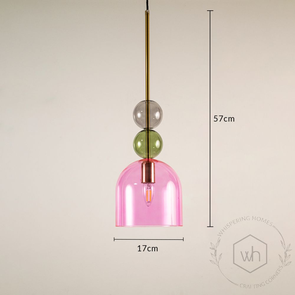 Kaleido Glass Pendant Lights - Small Dimension