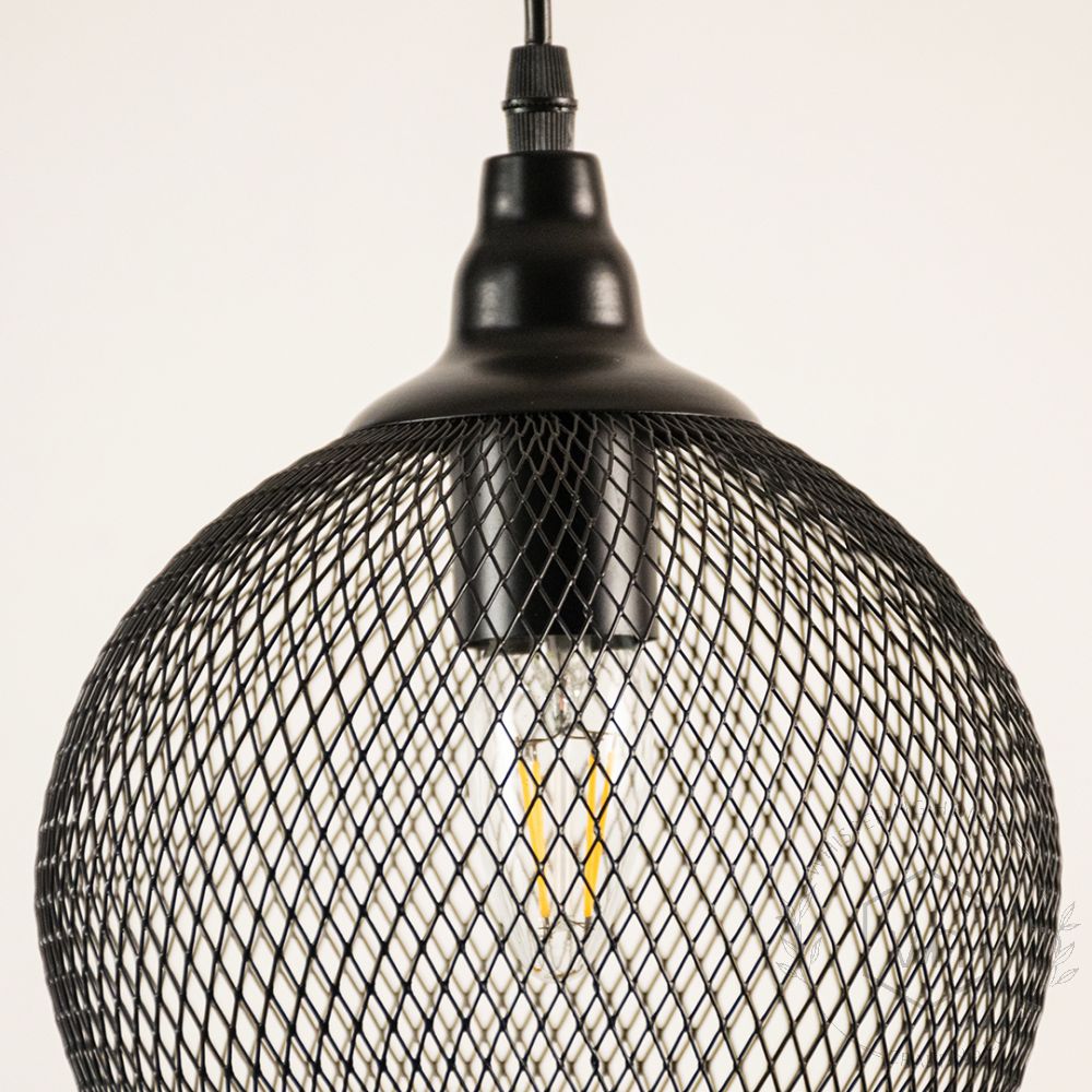 Hinxworth Mesh Pendant Light closeup