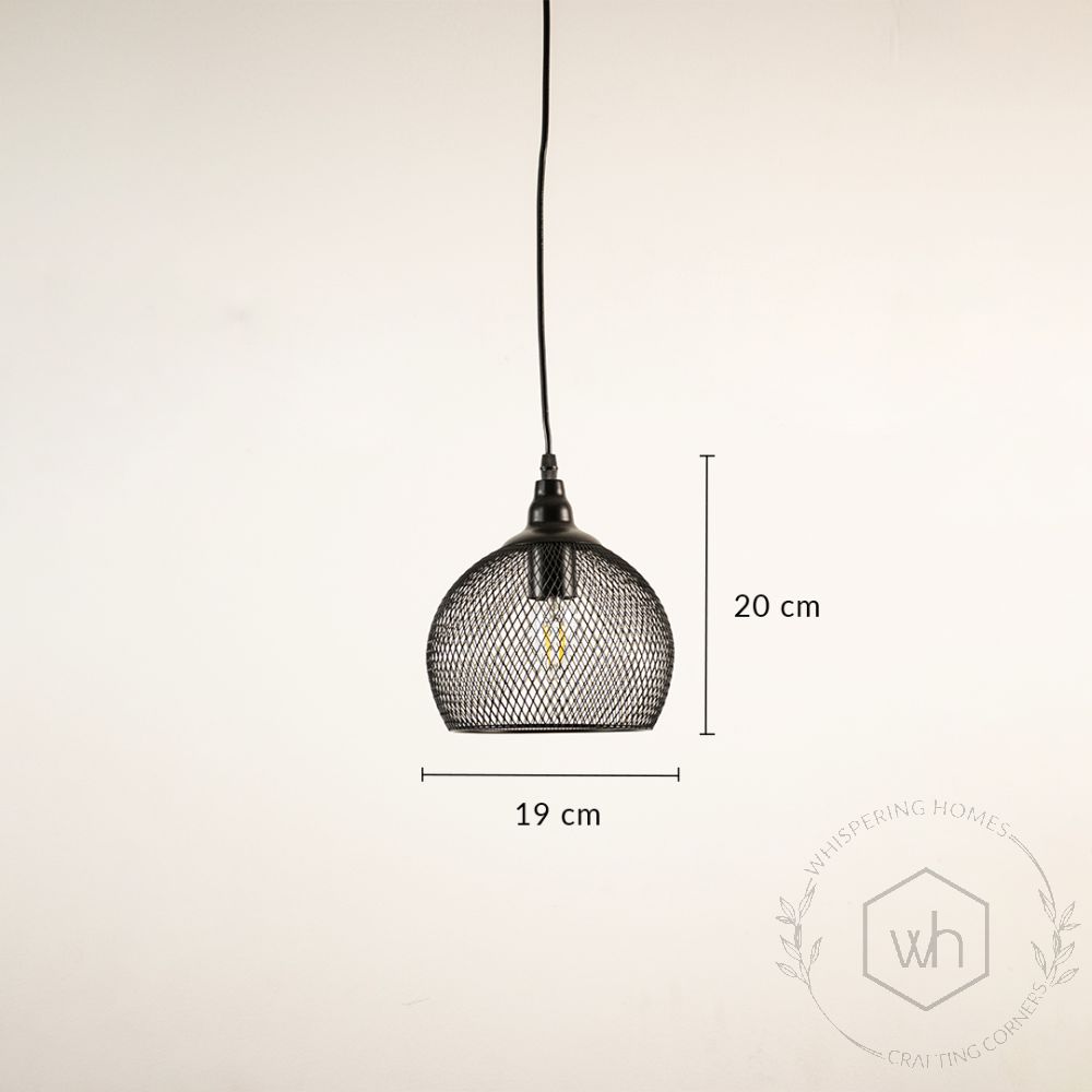 Hinxworth Mesh Pendant Light Dimension