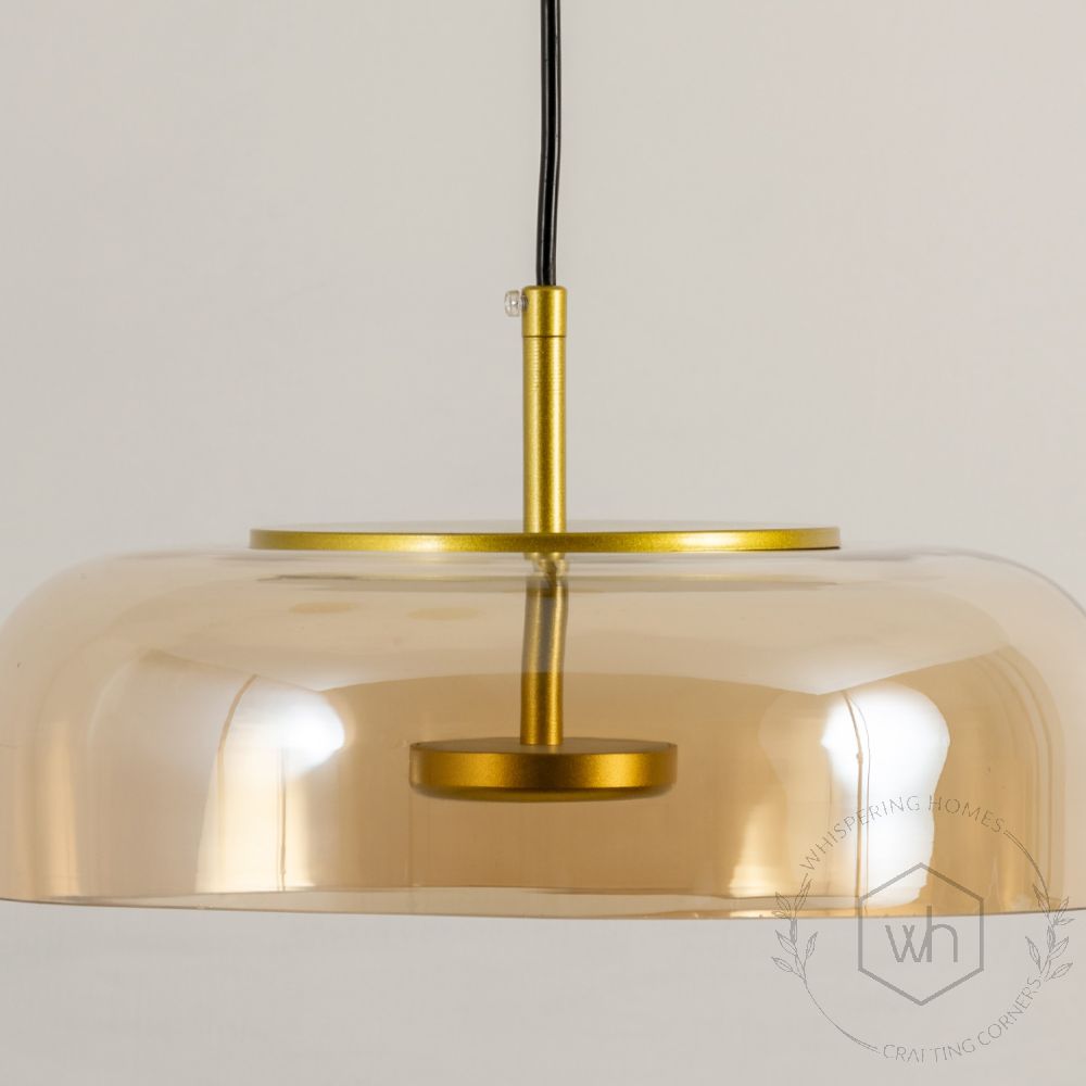 Prism Glass Pendant Light Large Closeup