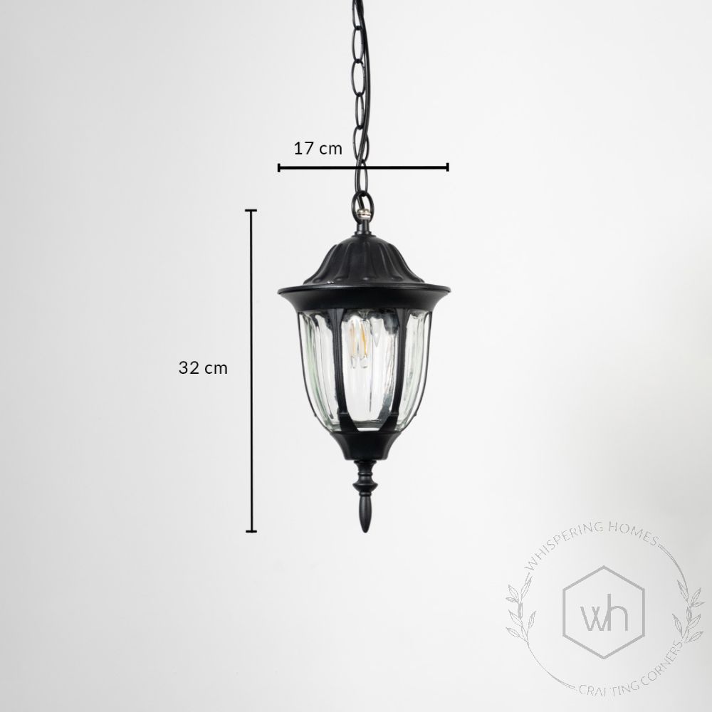 Neuro Outdoor Hanging Light - Small Dimensions