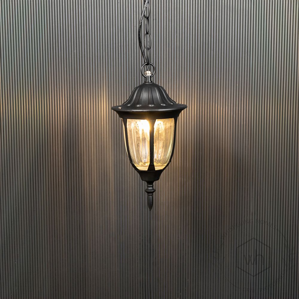 Neuro Outdoor Hanging Light - Small Light On Black Background