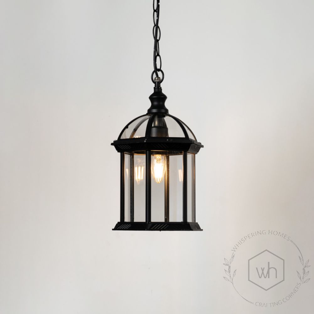 Chinese Outdoor Hanging Lamp Light On White Background