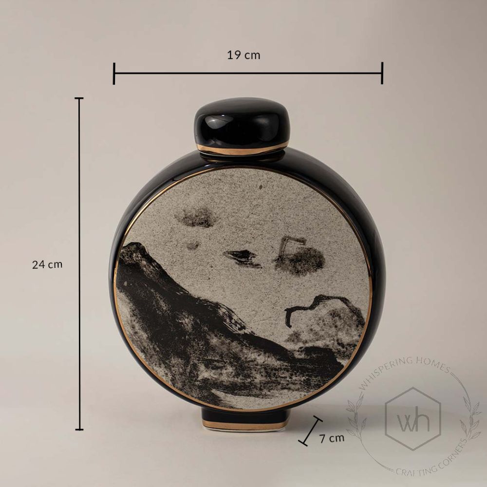 Luna Meraki Ceramic Jar Dimensions