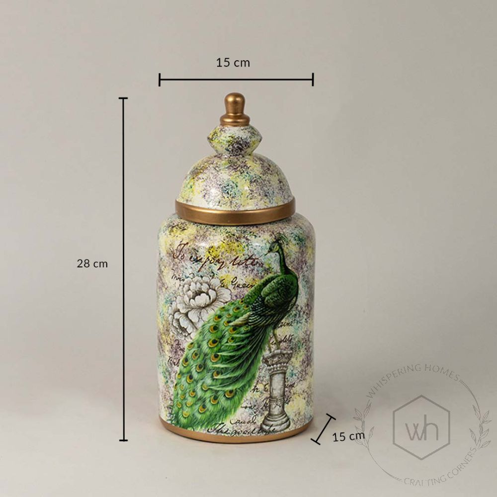 Morni Ceramic Jar - Medium Dimensions