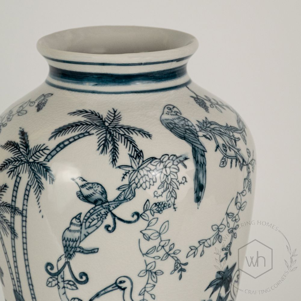 Aviary Dynasty Jar Closeup