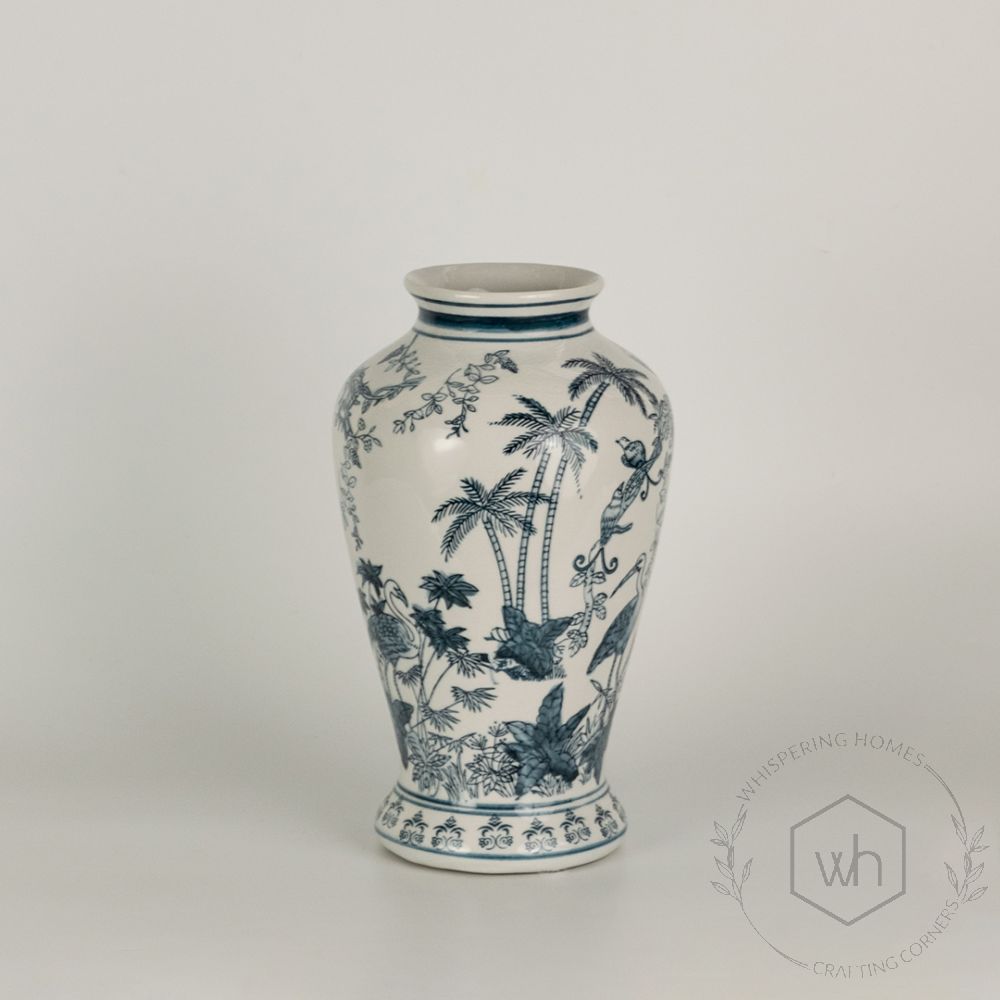 Aviary Dynasty Jar White Background